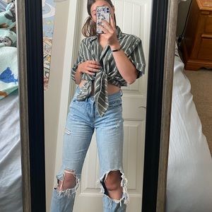 Faded glory striped T shirt